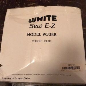 Sew Ez Sewing Machine -BLUE
